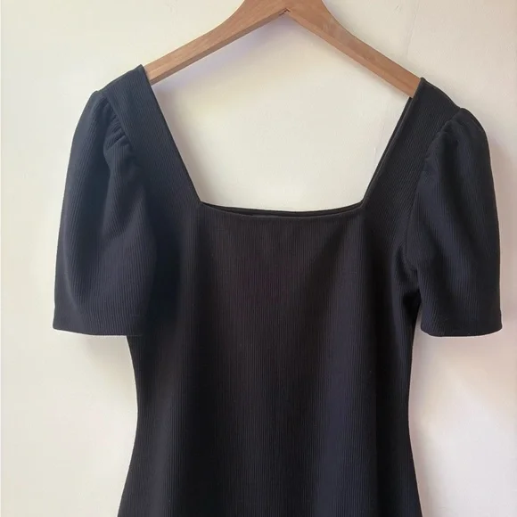 Club Monaco Black Square-Neck Dress​ - Picture 6 of 11